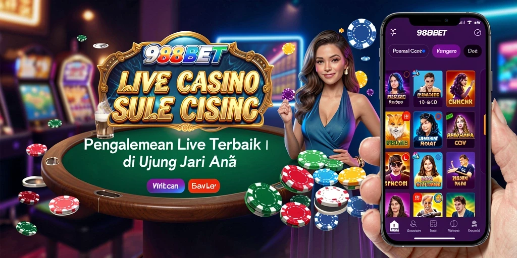 Gameplay Live Casino yang mendebarkan dan interaktif di 988BET.