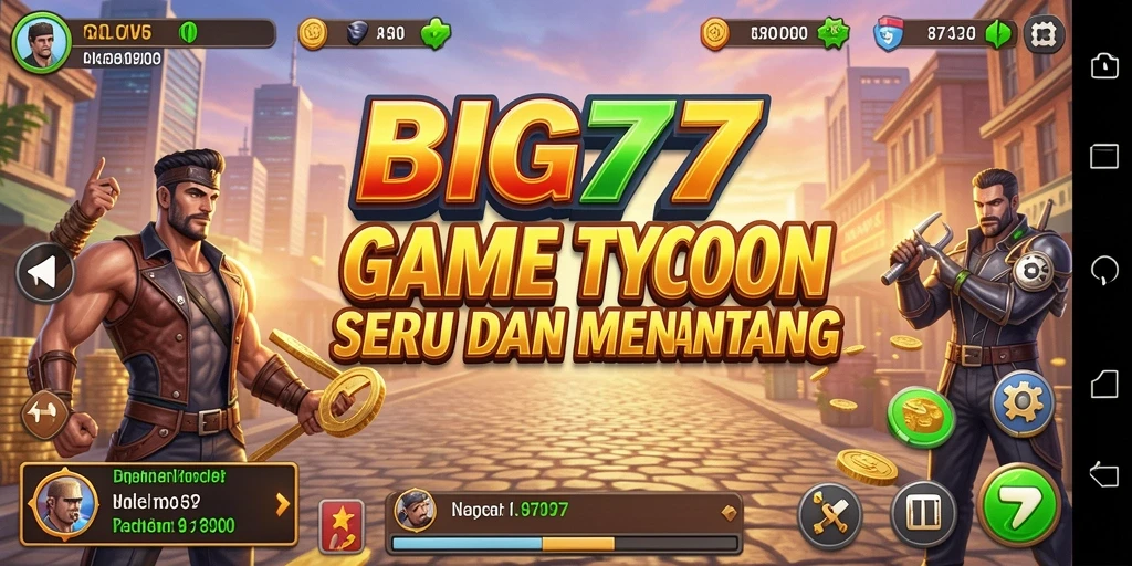 Tampilan gameplay Tycoon di BIG77 yang menarik dan interaktif.