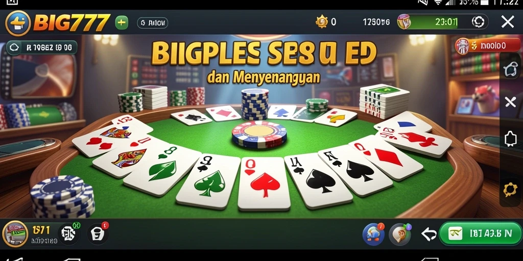 Tampilan menarik dan gameplay seru dalam permainan Gaple.