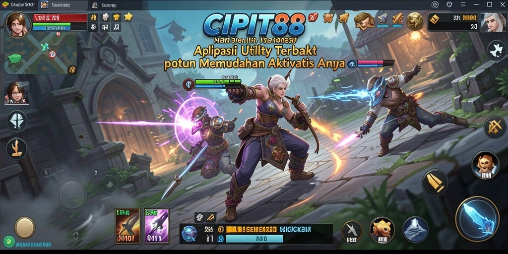Tampilan antarmuka CIPIT88 yang bersih dan user-friendly.