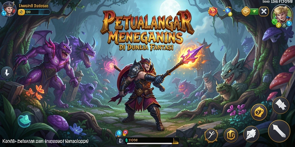 Tampilan gameplay seru dari ID098 yang penuh petualangan.