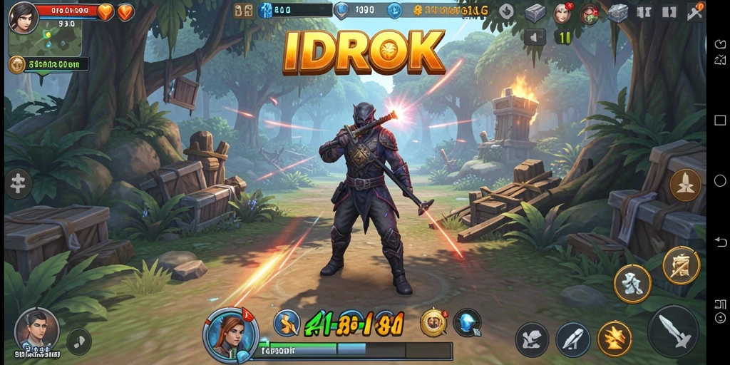 Tampilan gameplay menarik dari IDROK dengan strategi SLG.
