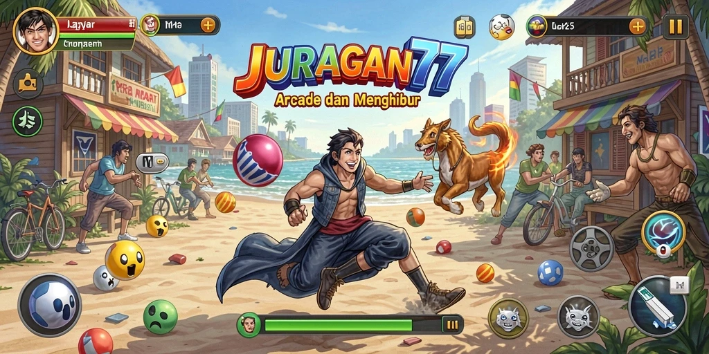 Tampilan menarik dari gameplay JURAGAN77 yang penuh aksi.