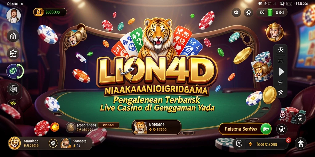 Tampilan gameplay Live Casino yang menarik dan interaktif.