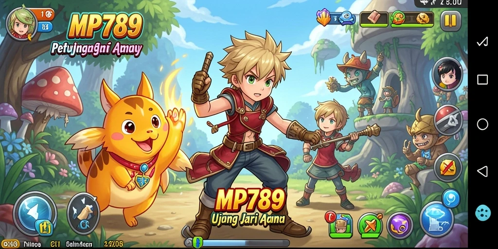 Tampilan menakjubkan dari gameplay Anime di MVP789.