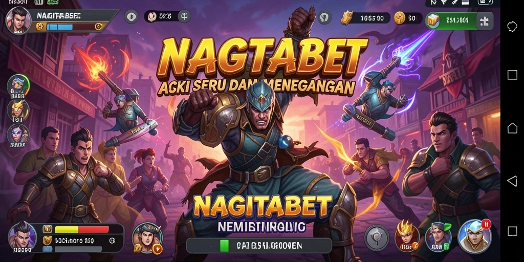 Tampilan aksi seru dalam gameplay NAGITABET.