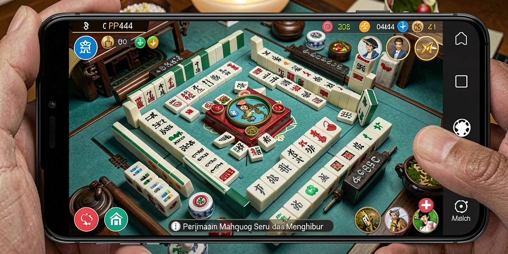 Tampilan gameplay Mahjong yang menarik dan menantang di PP444.