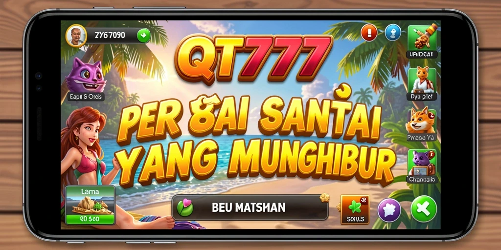 Tangkapan layar QT777 menampilkan gameplay yang seru dan penuh warna.
