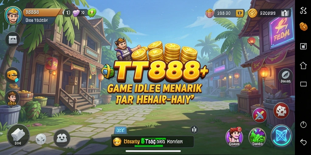 Tampilan permainan TTT888 dengan gameplay Idle yang mengasyikkan.