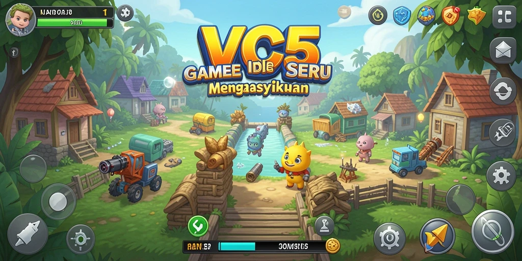 Tampilan gameplay VC5 yang menarik dan penuh warna.