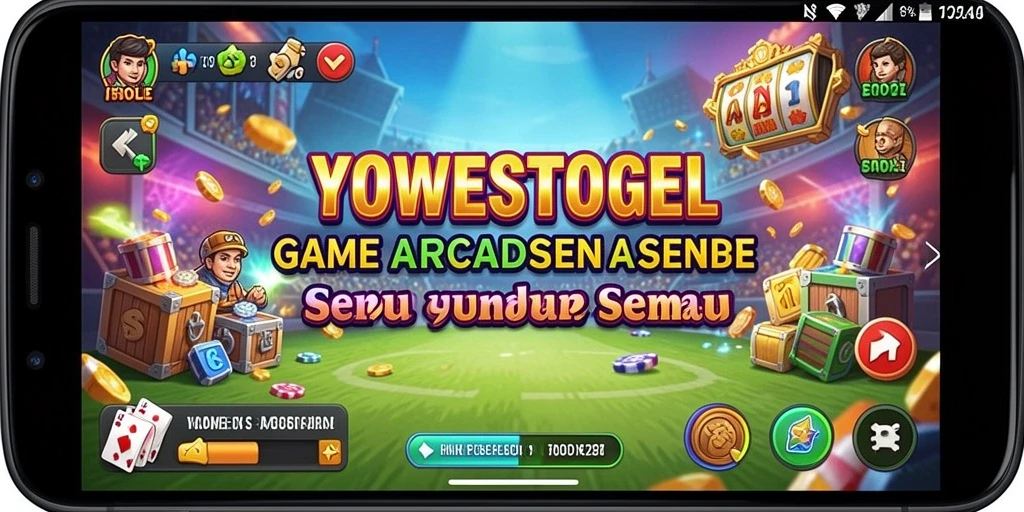 Screenshot gameplay YOWESTOGEL yang menunjukkan aksi seru dalam game Arcade.